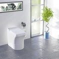 Load image into Gallery viewer, Cinderella Comfort incineration toilet in a bright, clean bathroom