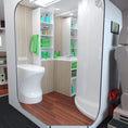 Load image into Gallery viewer, Cinderella Travel incineration toilet inside a RW