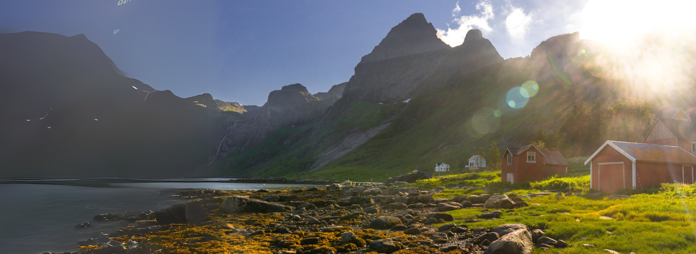 Norwegische Küstenlandschaft